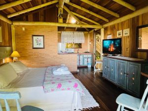 Chalet duplo com cozinha e vista panorâmica - vista interna